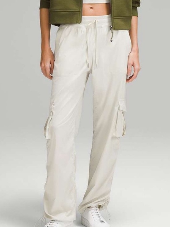 lululemon athletica Pants - Nwt Lululemon Dance Studio Relaxed-Fit MR Cargo Pant XL Light Ivory Cream Bone